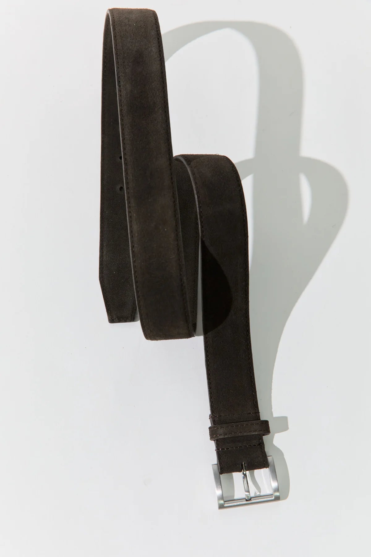 Suede Homme Belt Coffee