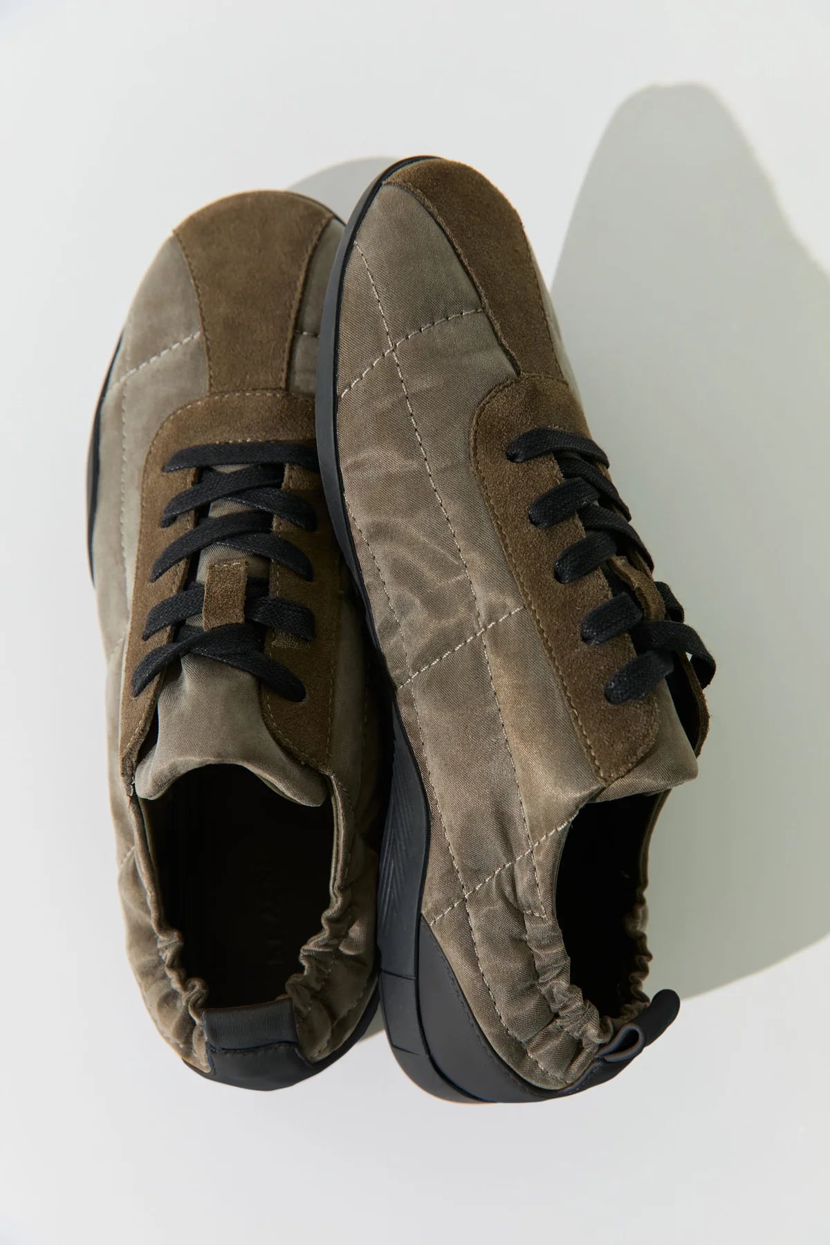 Stitch Pillow Sneaker - Dark Olive