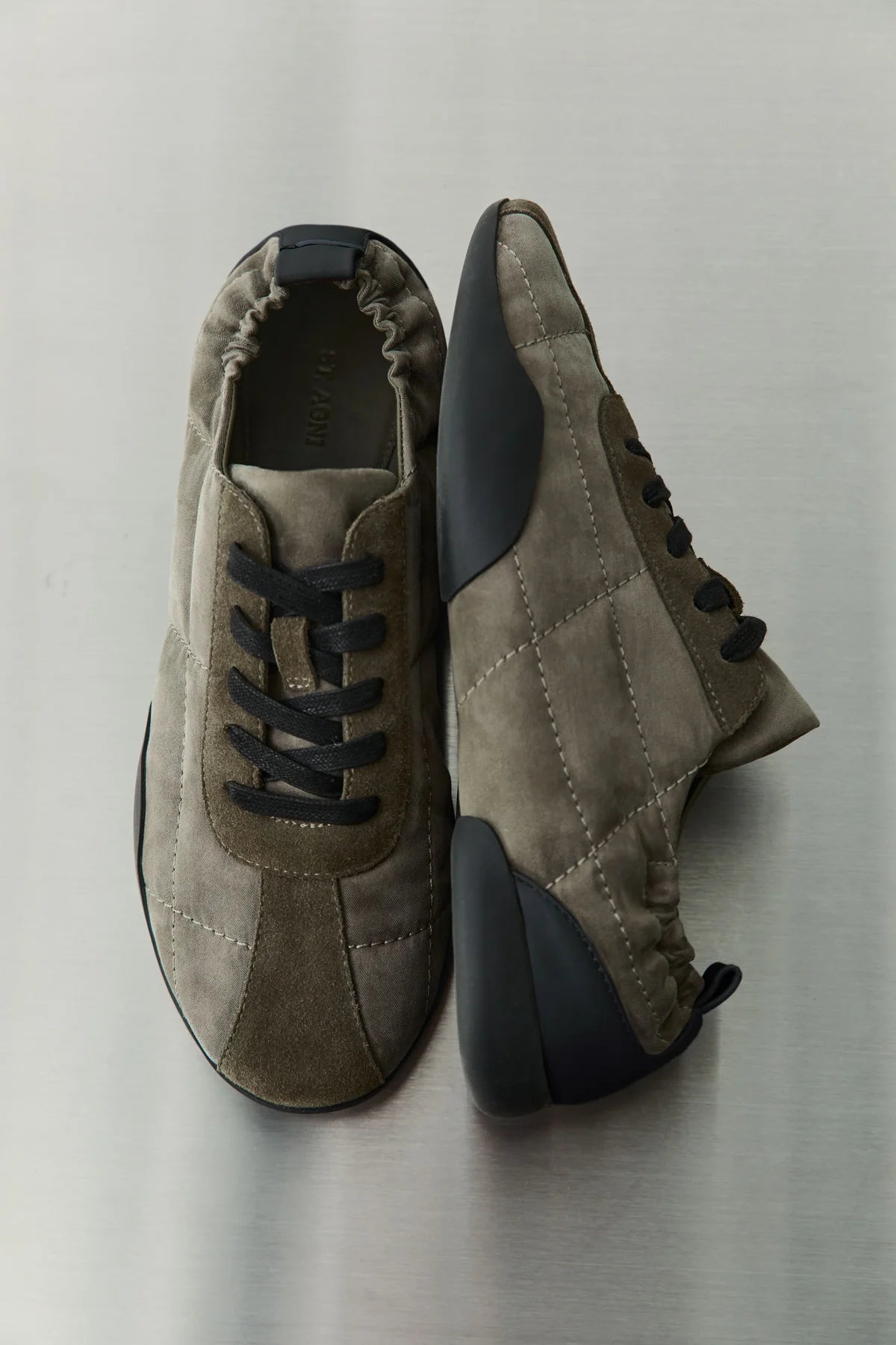 Stitch Pillow Sneaker - Dark Olive