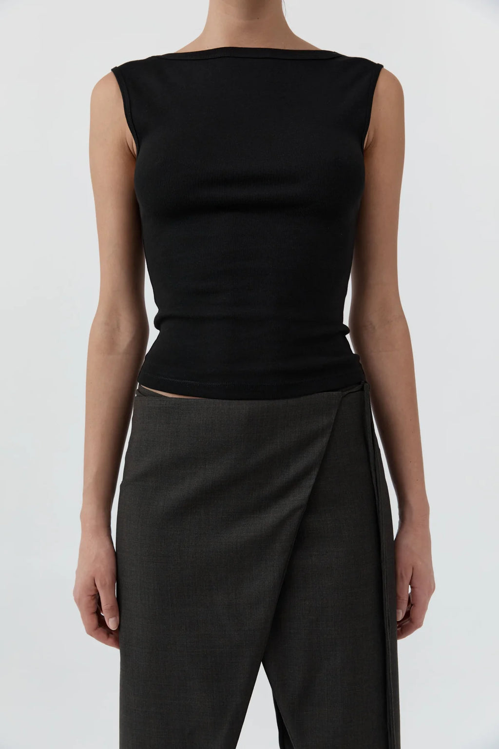 Wrap Rouleau Pants Umber