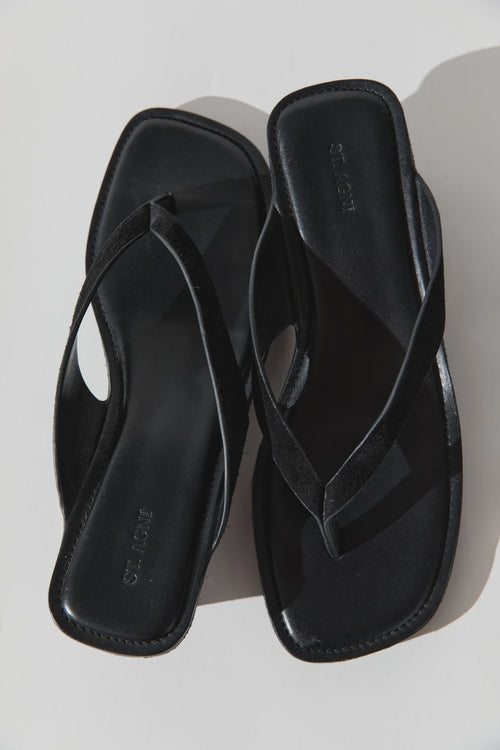 LANDING SOON * Suede Opanka Heel Black