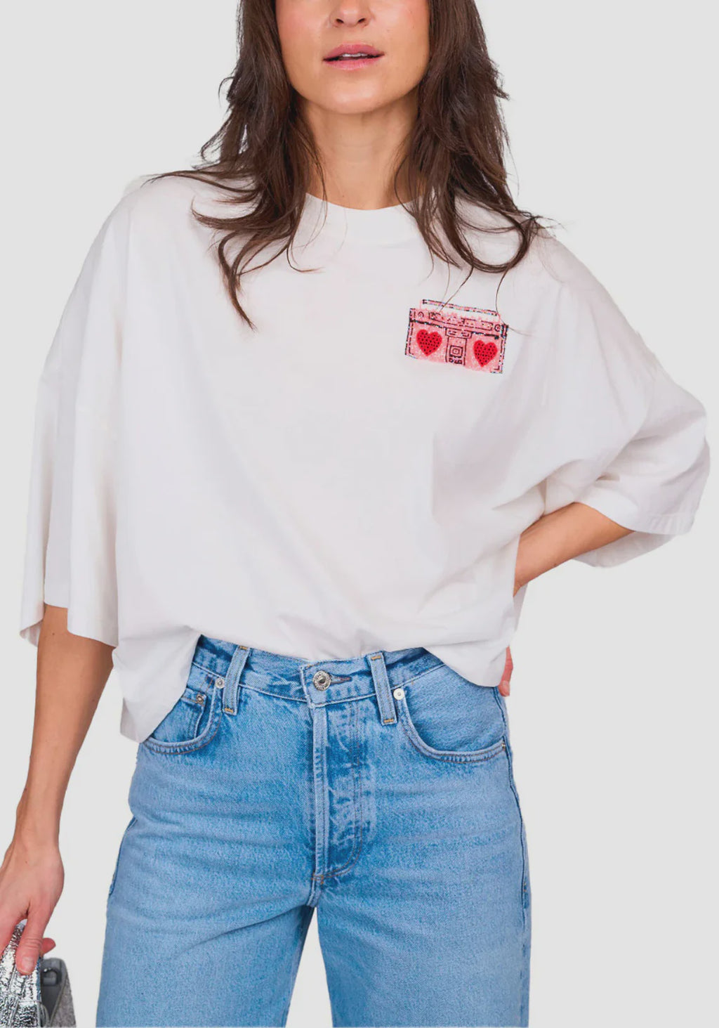 Hadio Embroidered Tee