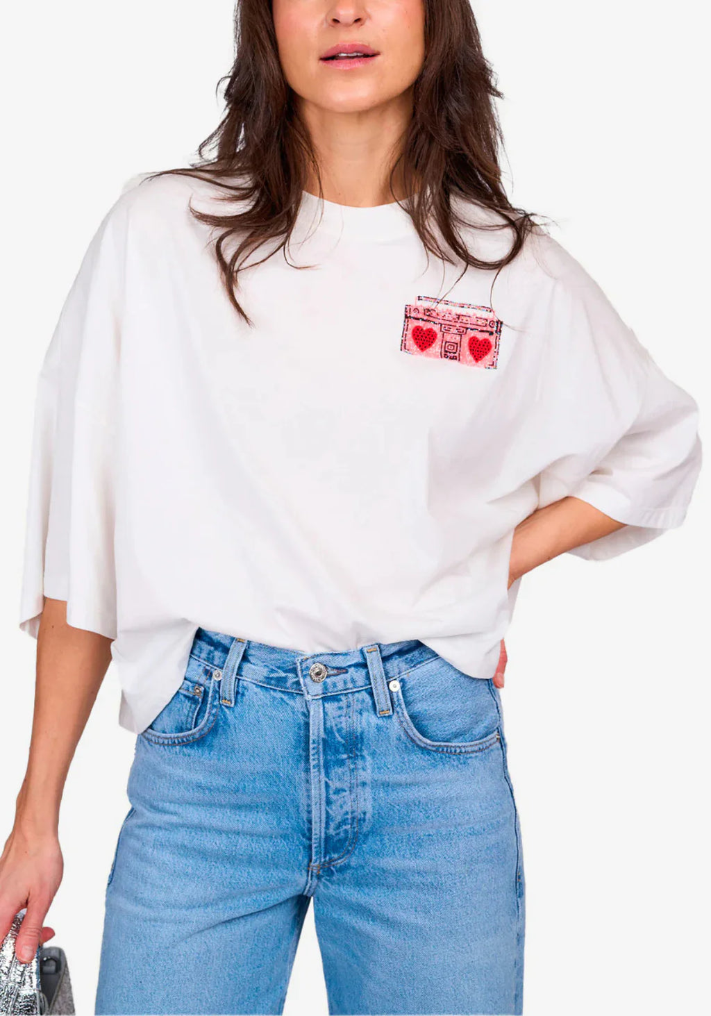 Hadio Embroidered Tee