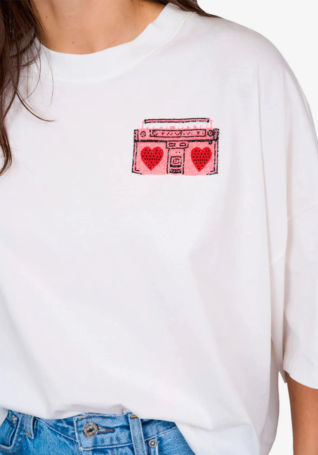 Hadio Embroidered Tee