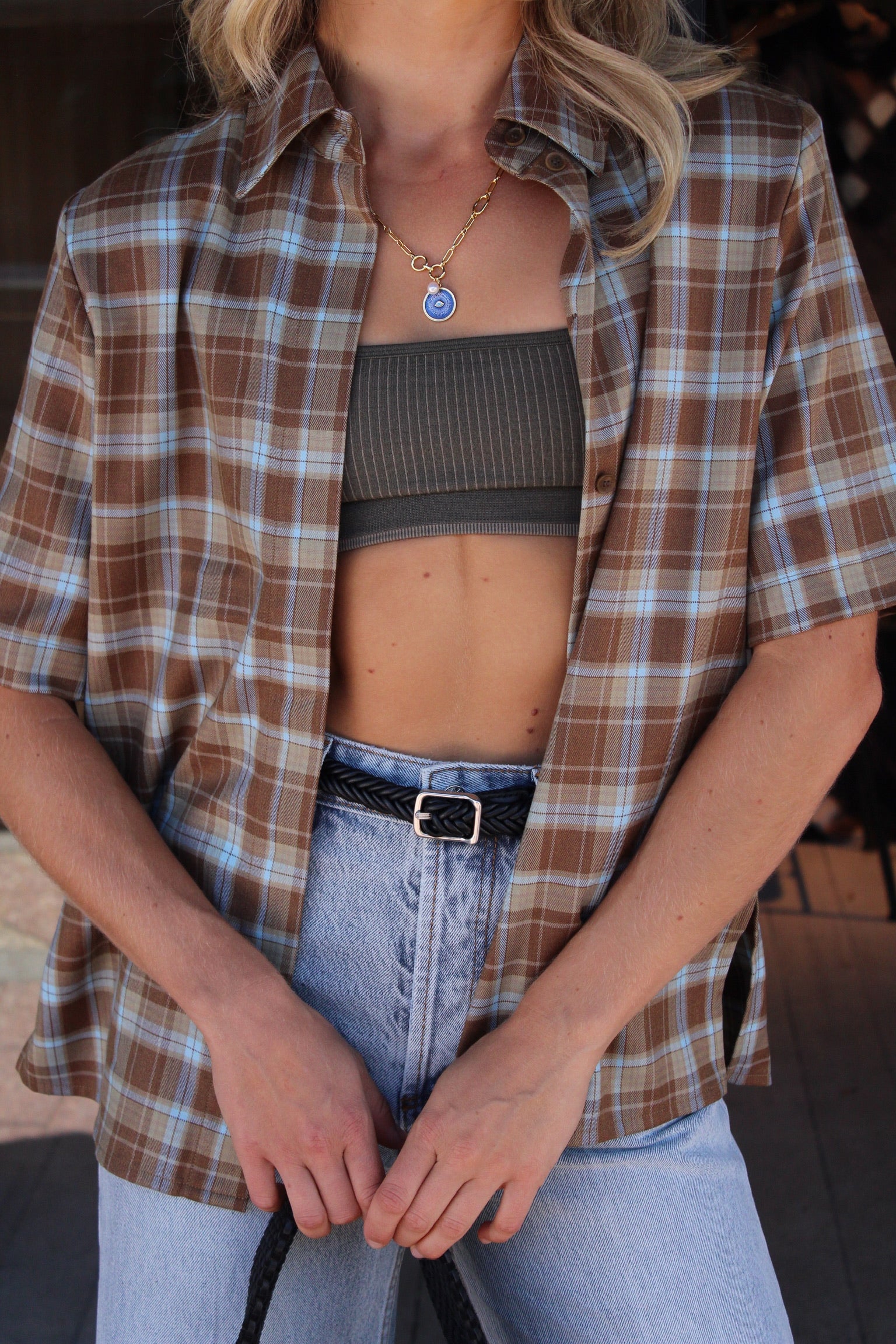 Arian Short Sleeve Check Shirt