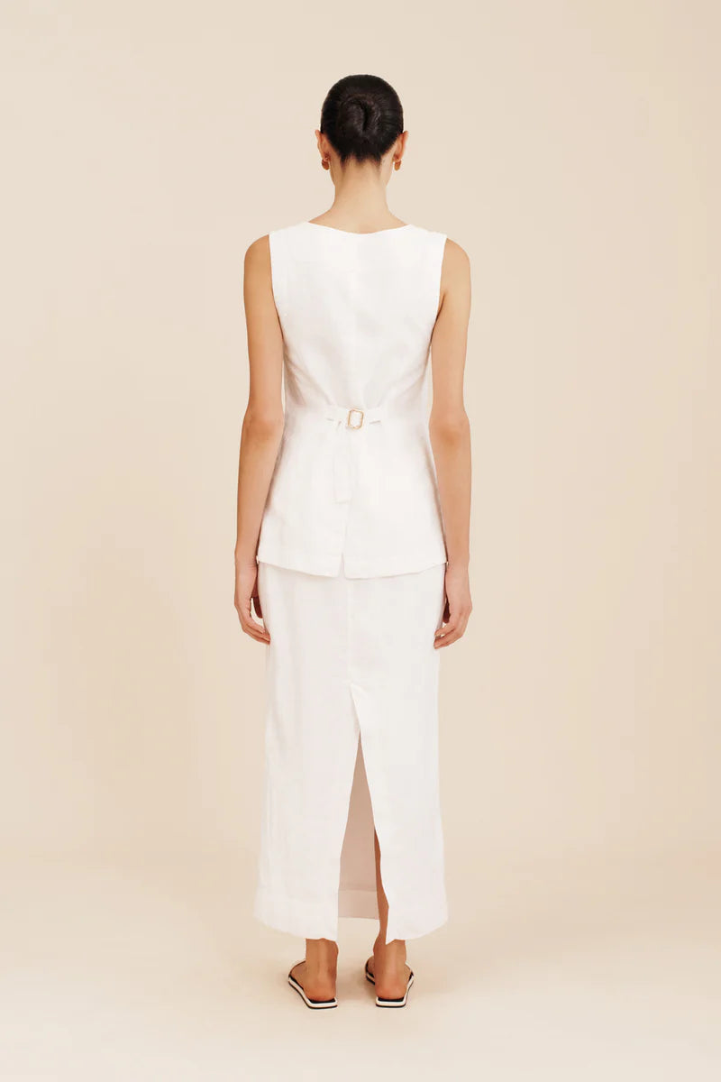 Emma Pencil Skirt - Ivory