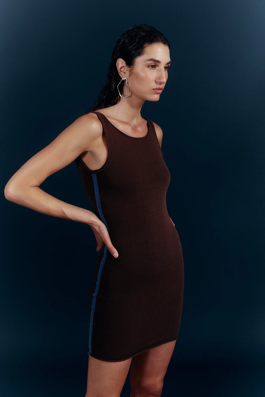 Coming Soon Essentials Slip Dress Bark