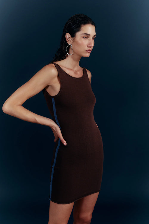 Coming Soon Essentials Slip Dress Bark