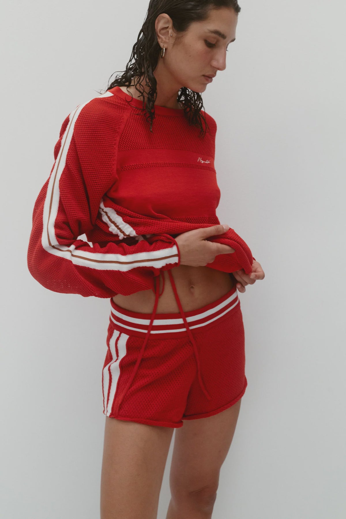 Coming Soon Downtown Mesh Jersey  Poppy