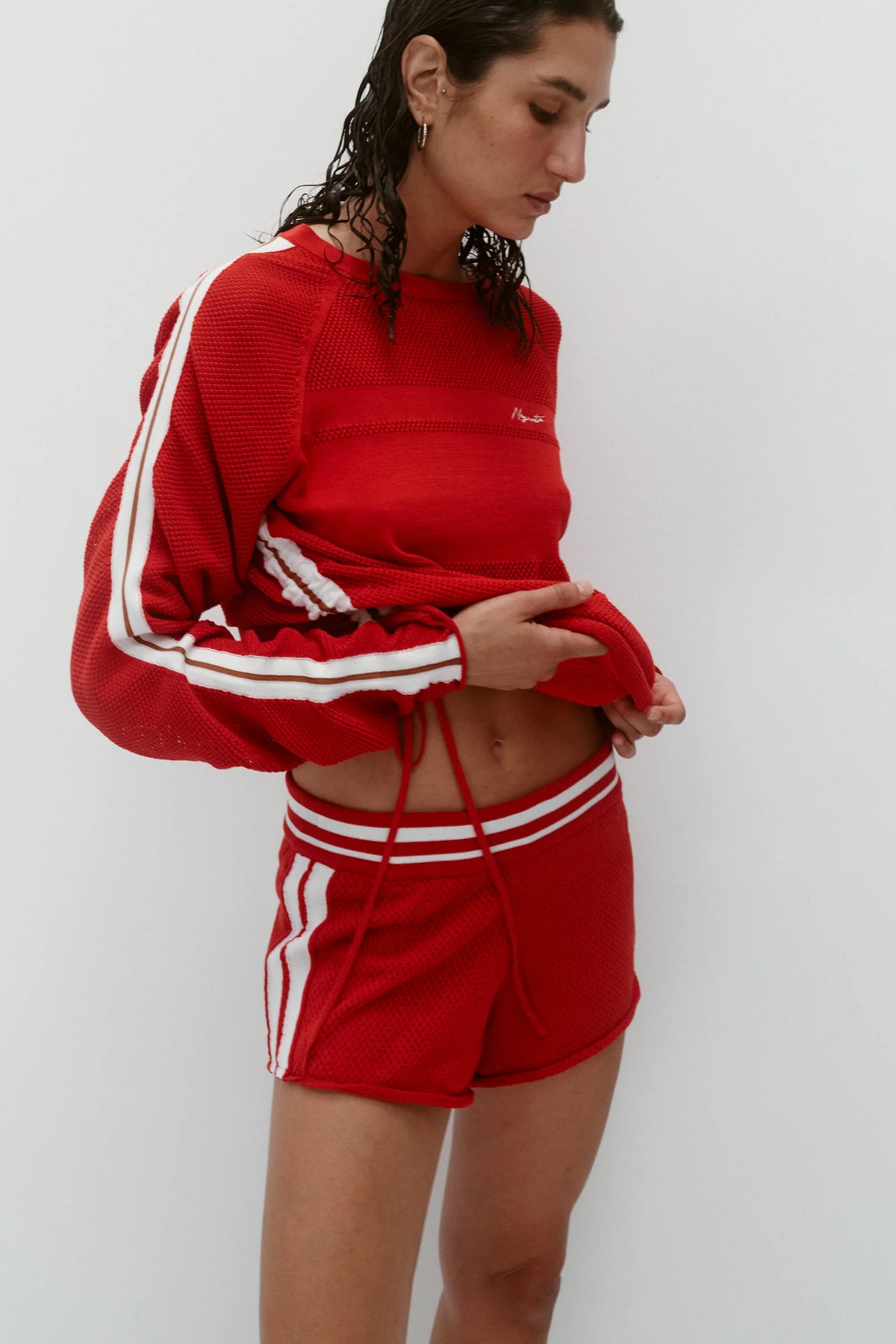 Coming Soon Downtown Mesh Jersey  Poppy