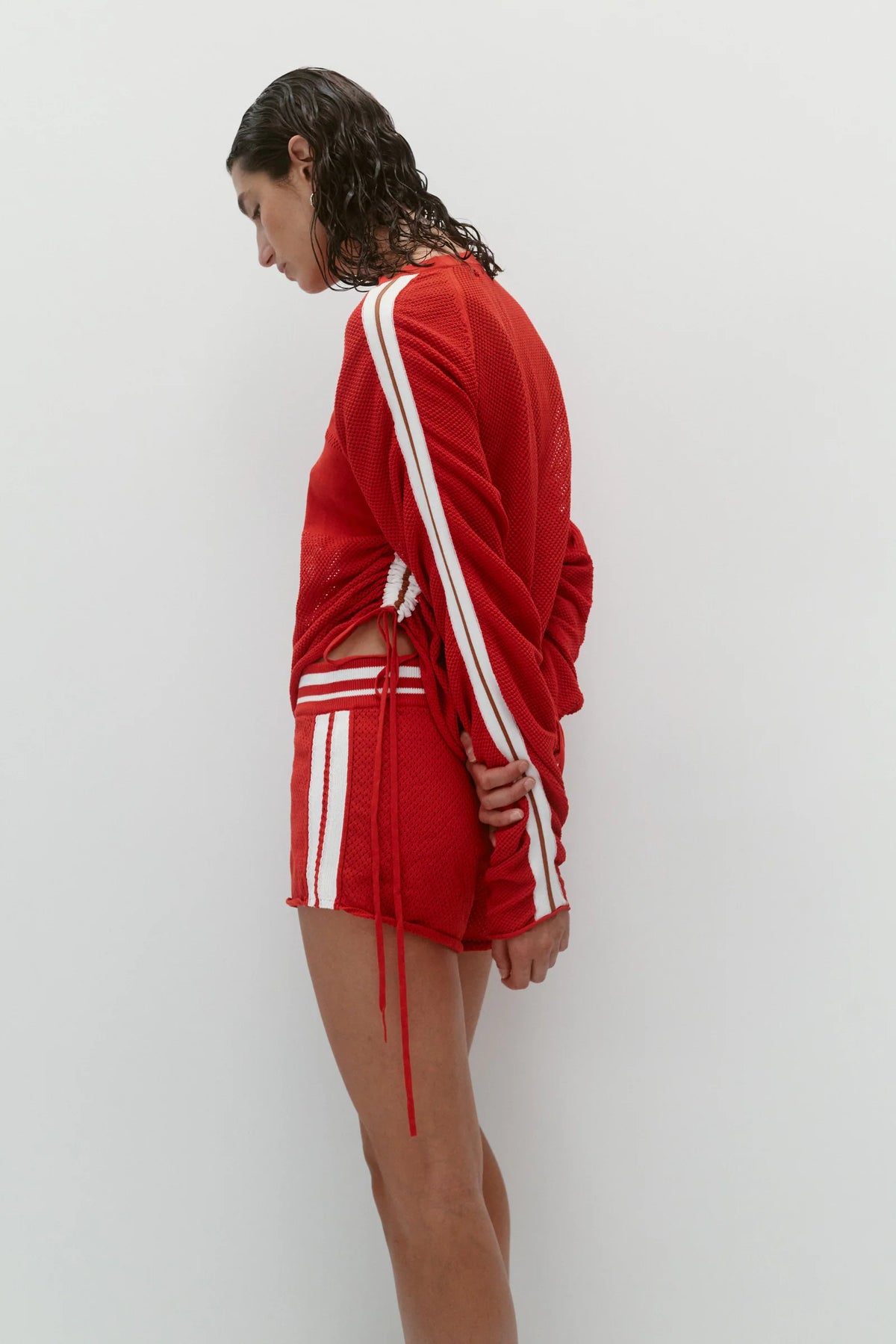 Coming Soon Downtown Mesh Jersey  Poppy