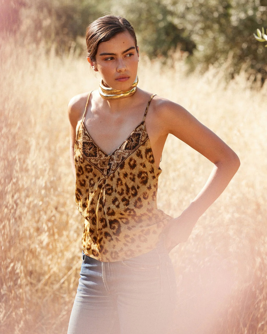 Lama Leopard Top