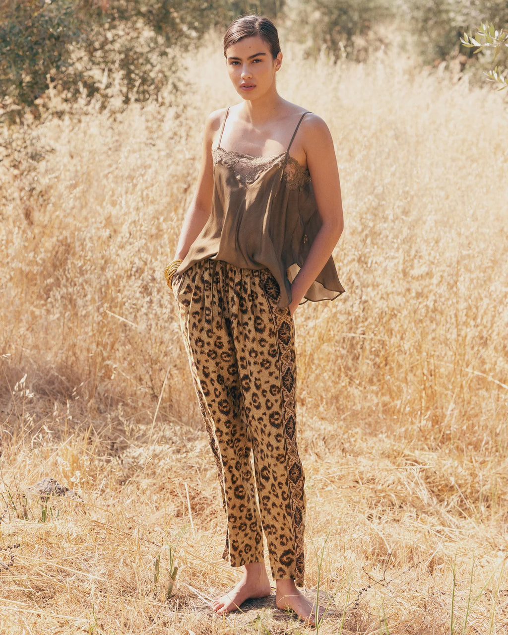 Lorene Leopard Pants