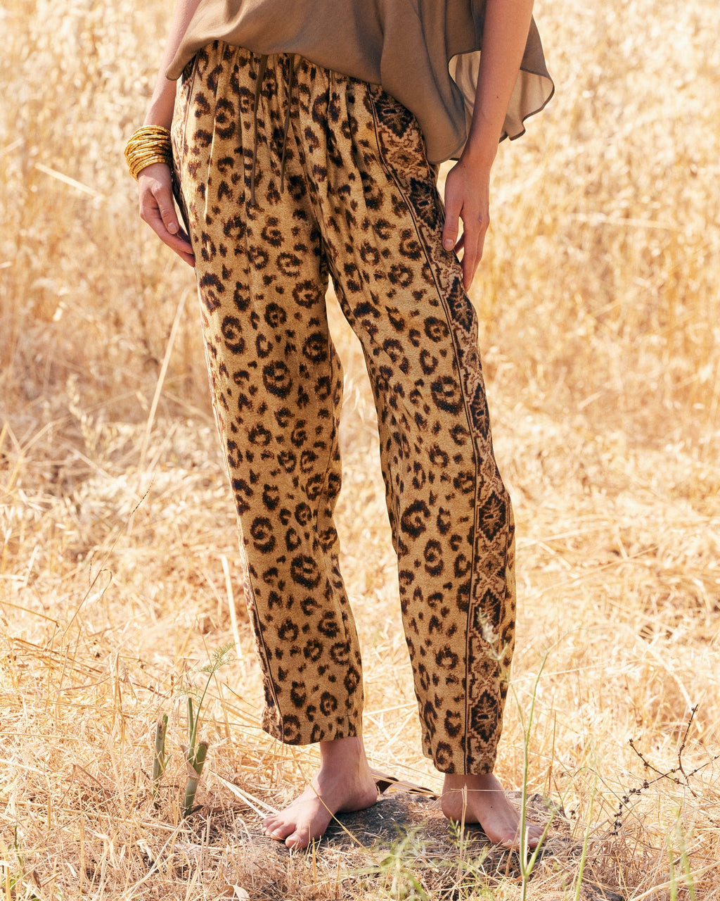 Lorene Leopard Pants