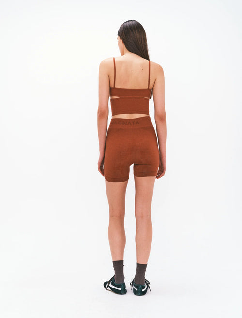 Coming Soon Ballet Wool Mini Short Clay
