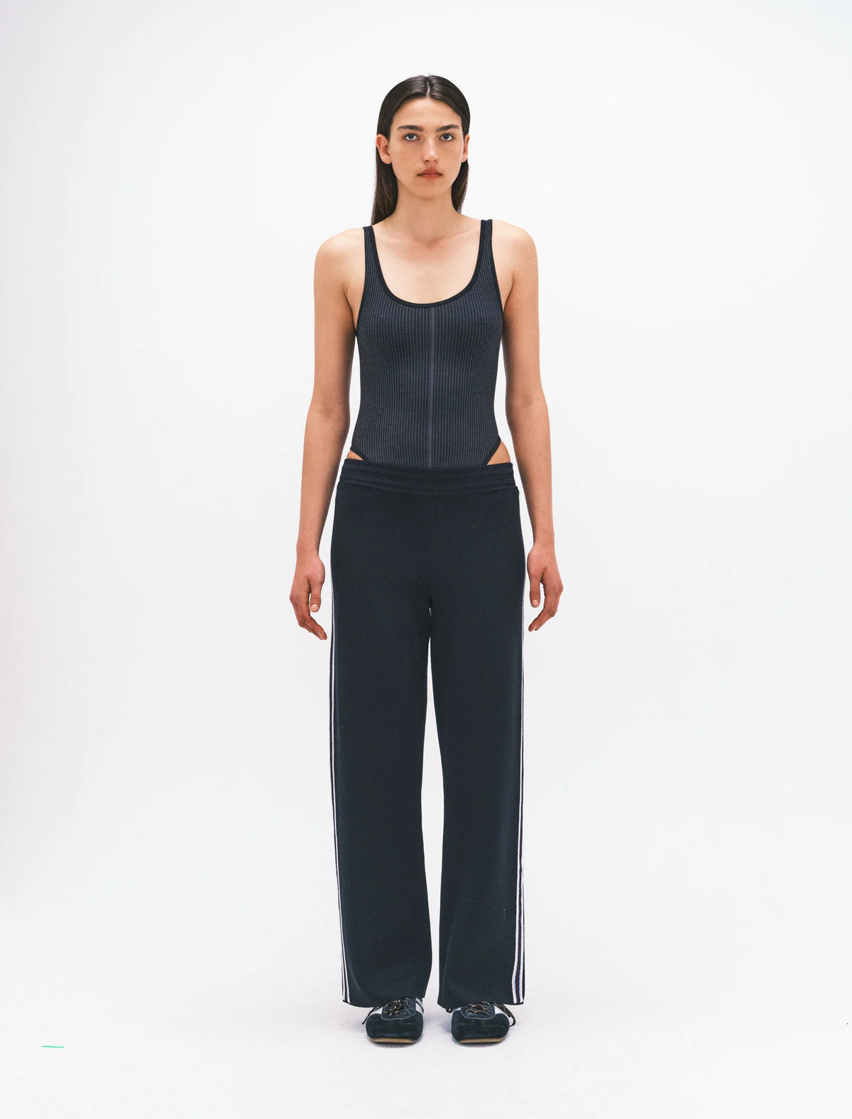Coming Soon Classic Wool Bodysuit Obsidian