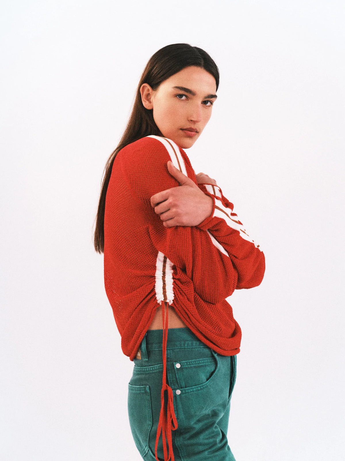 Coming Soon Downtown Mesh Jersey  Poppy