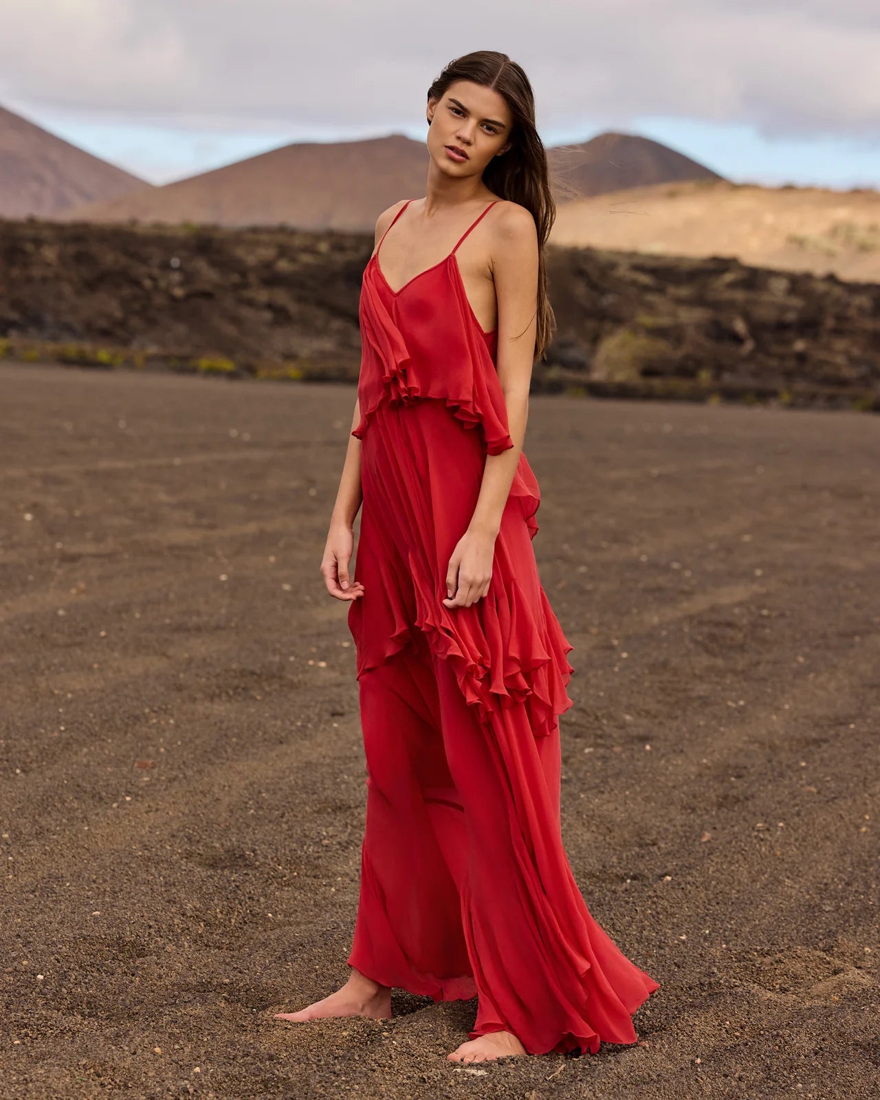 Calimera Dress  Red