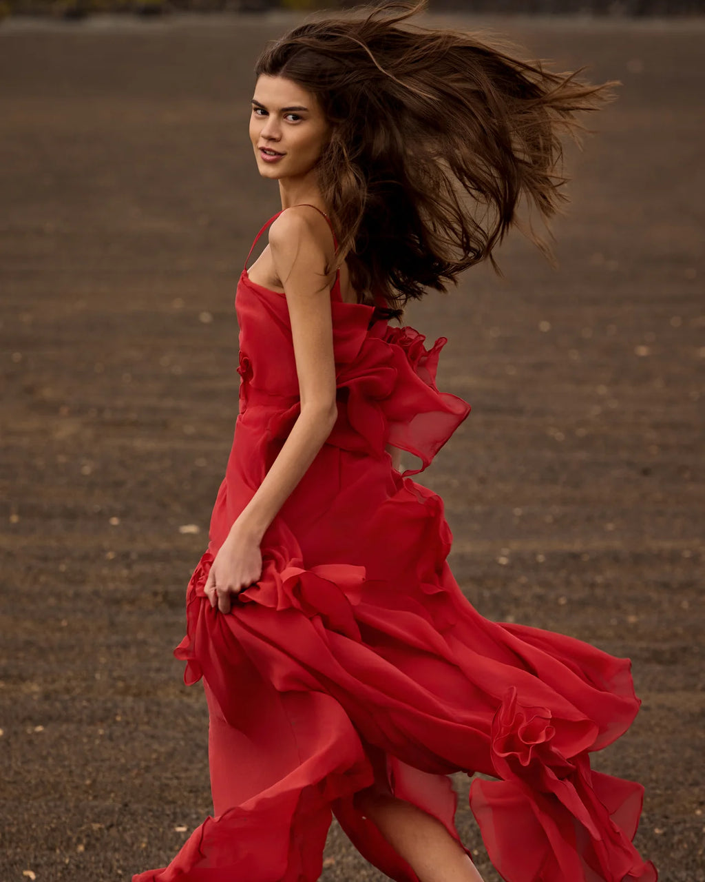 Calimera Dress  Red