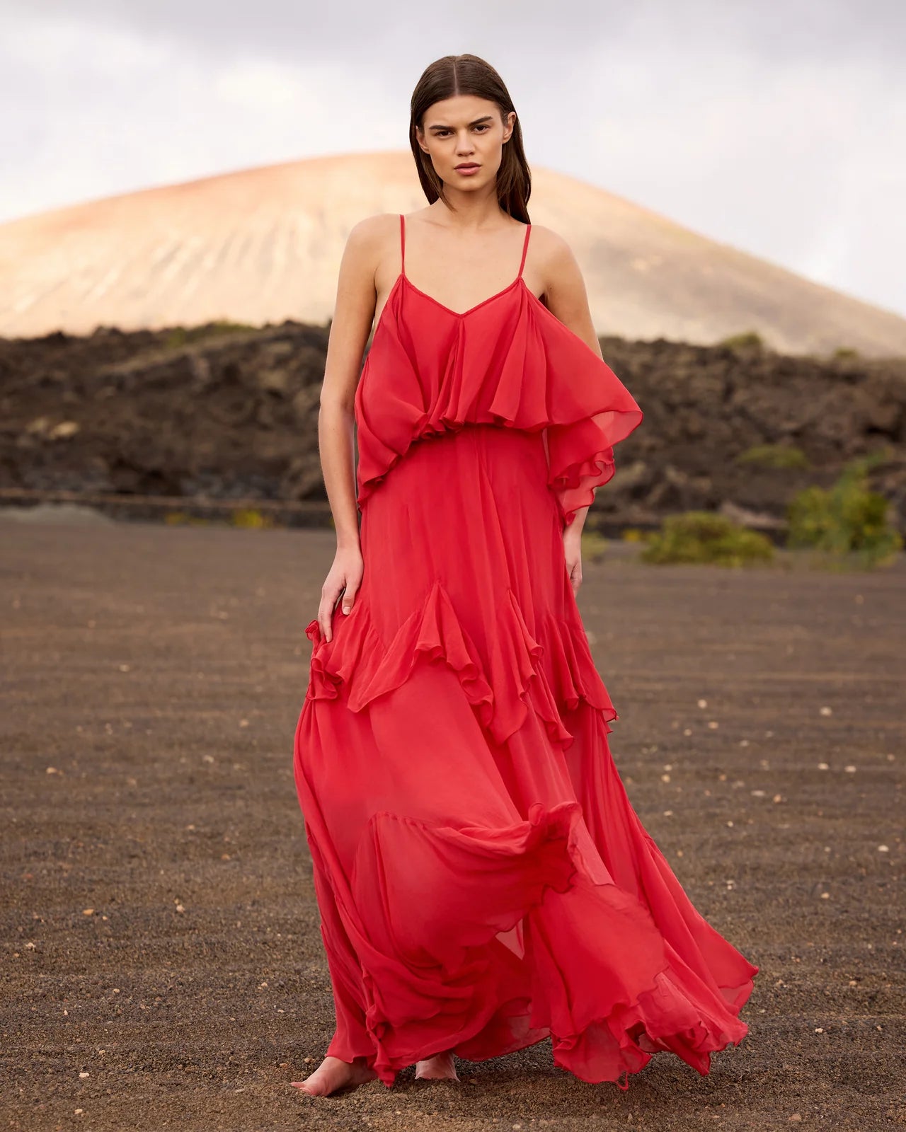 Calimera Dress  Red