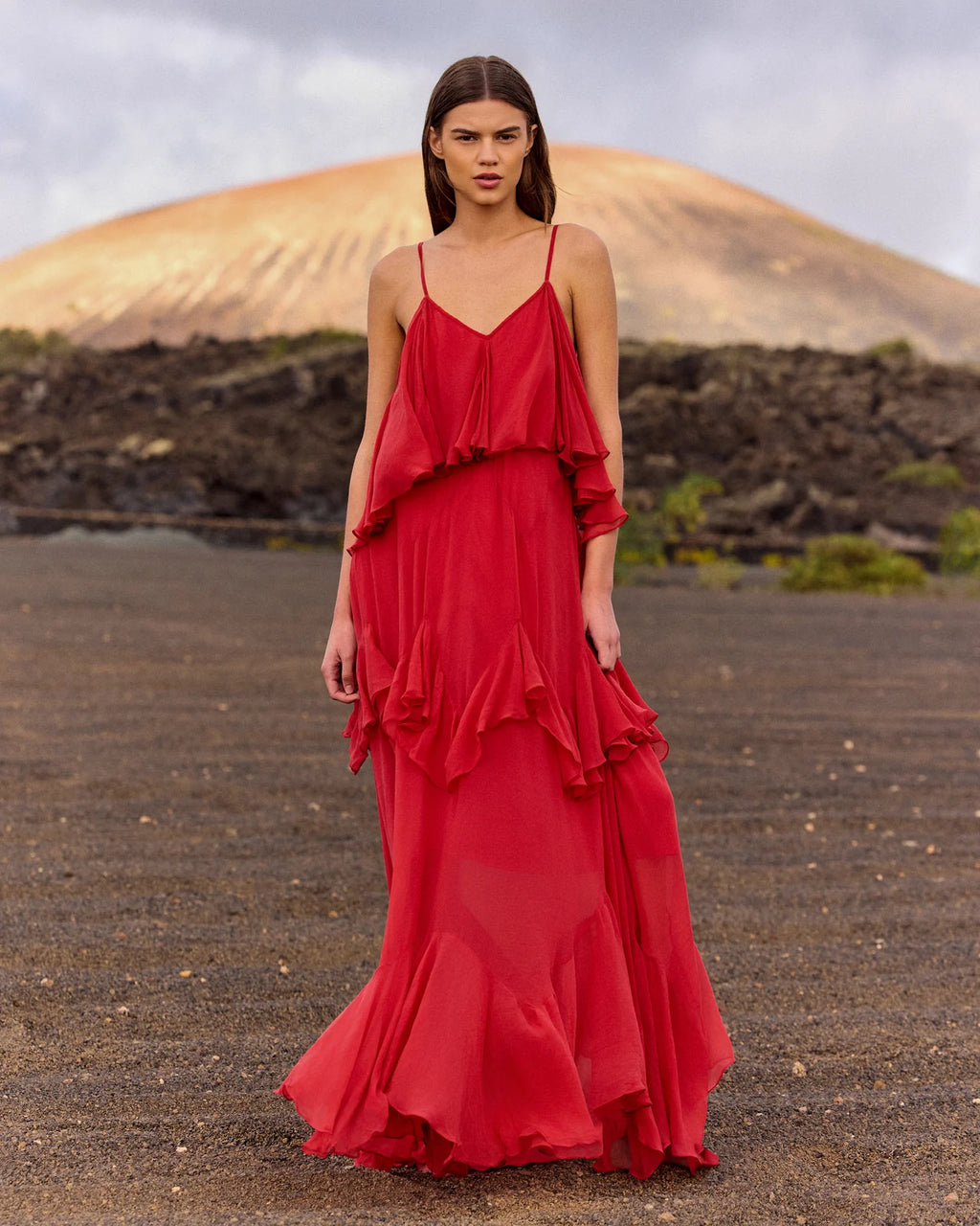 Calimera Dress  Red