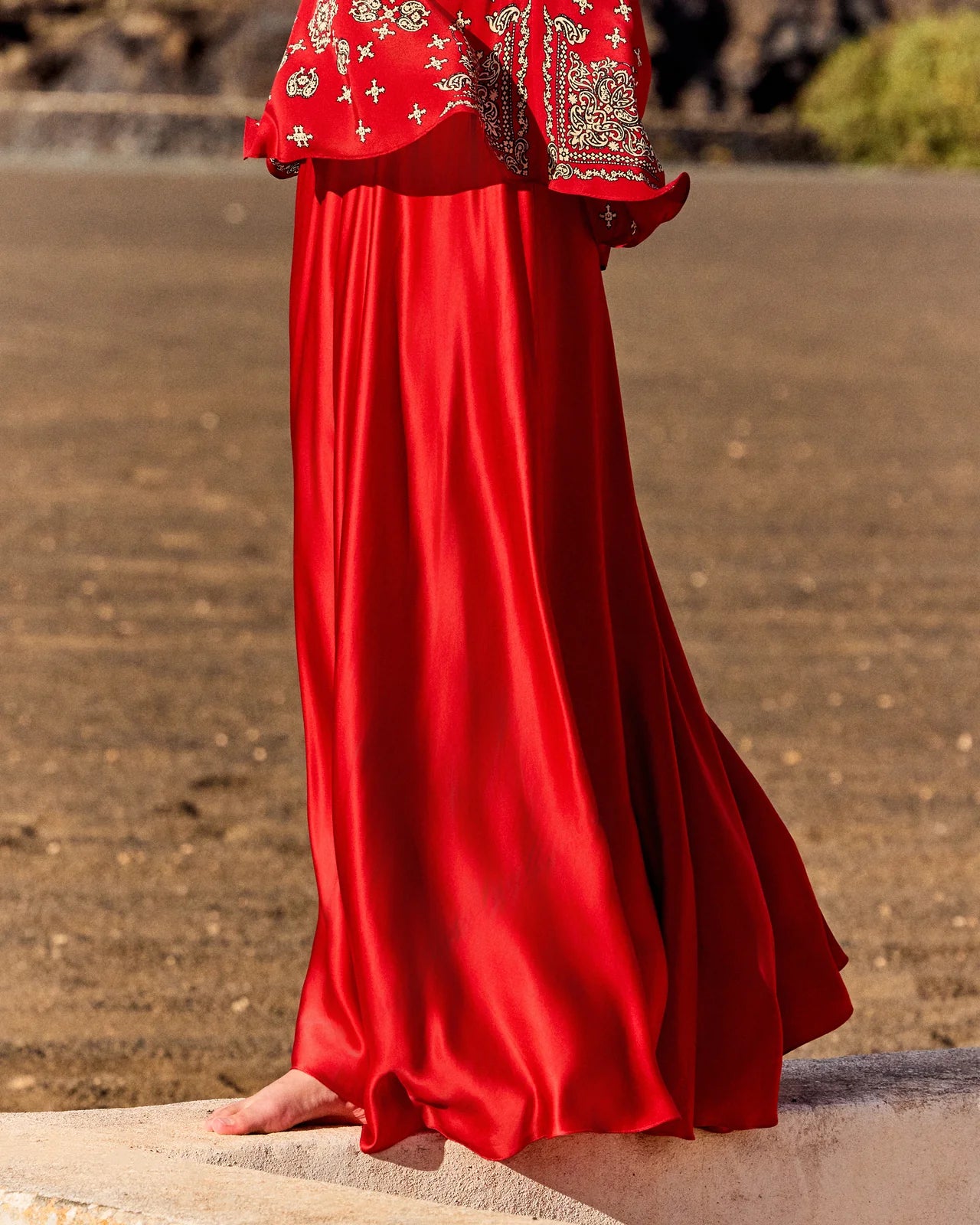 Calista Skirt Red