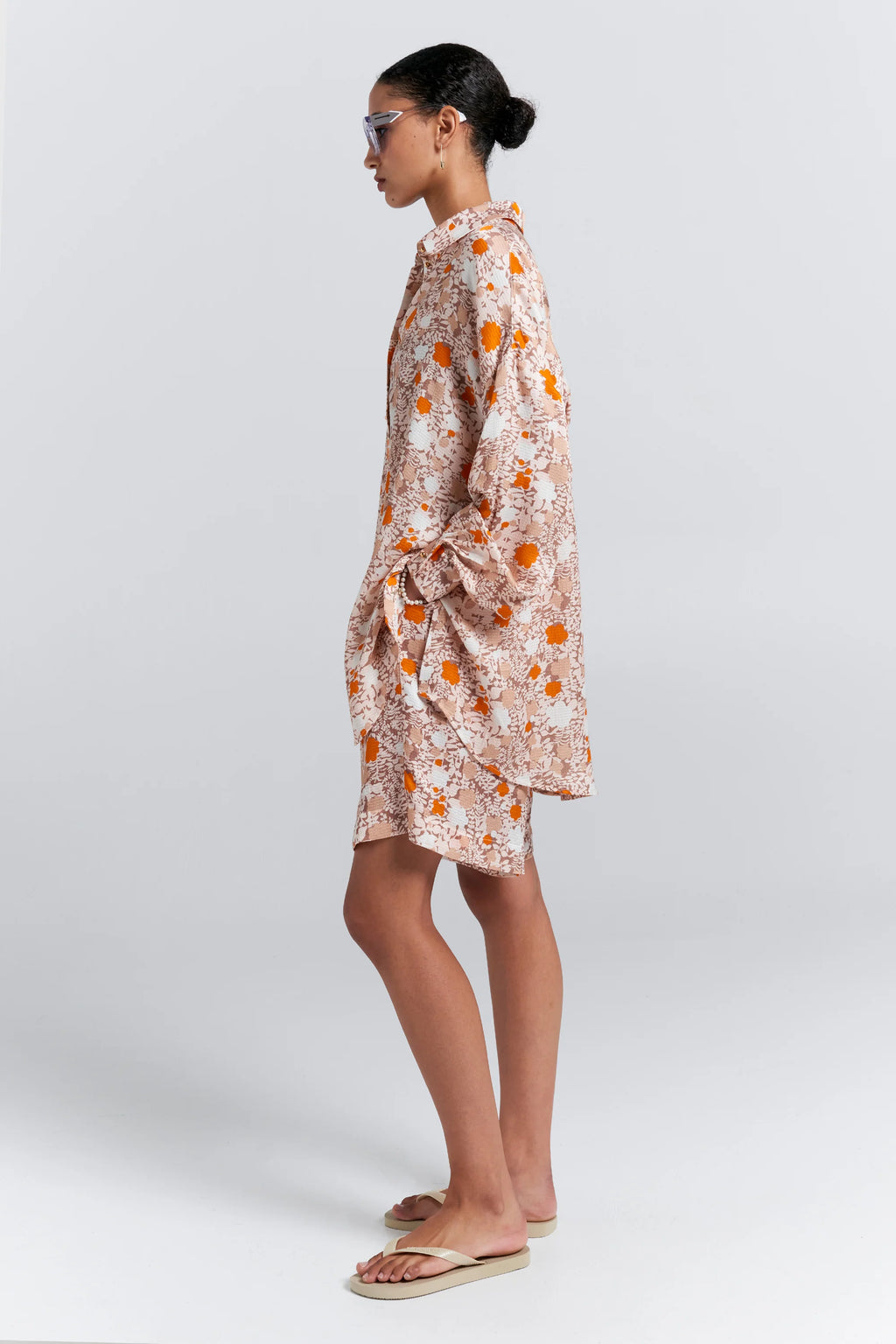 Oversized Walker Shirt Pink Multi