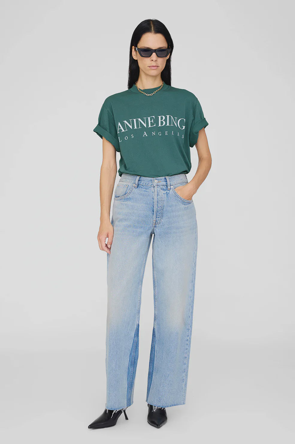 Ashton Tee Los Angeles Dark Green
