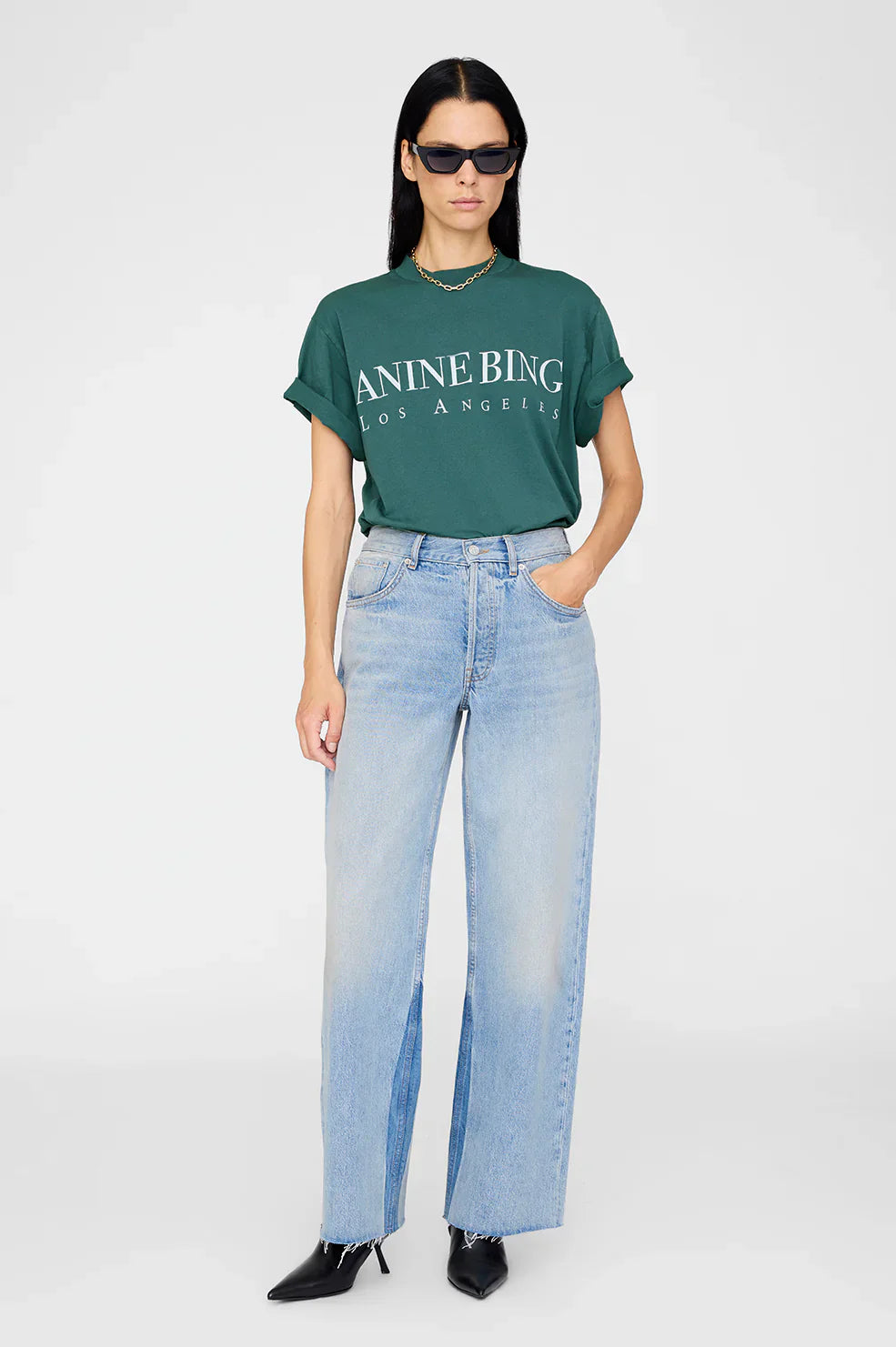 Ashton Tee Los Angeles Dark Green