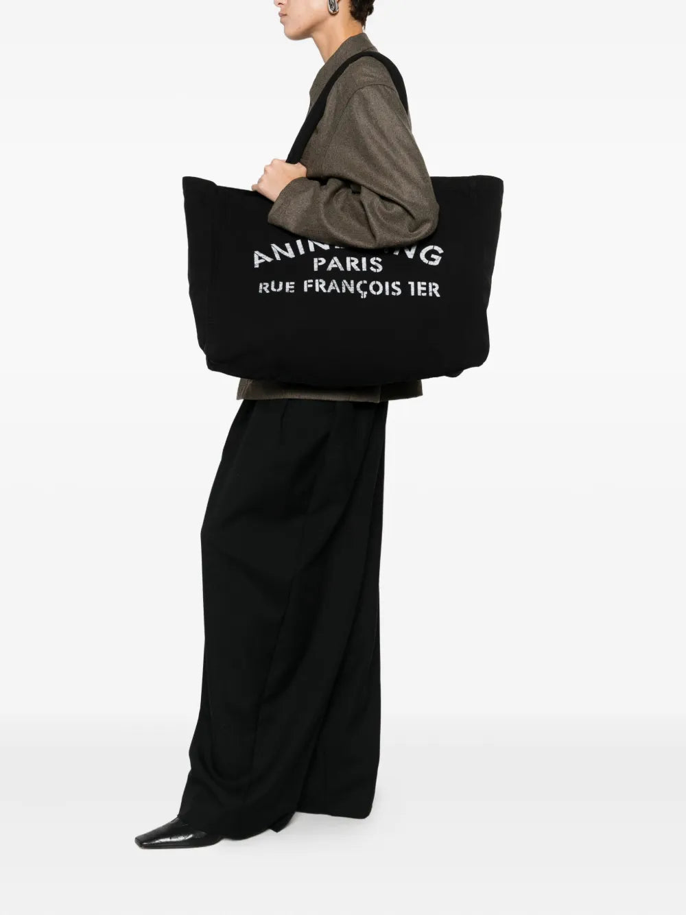Leo Canvas Tote Black