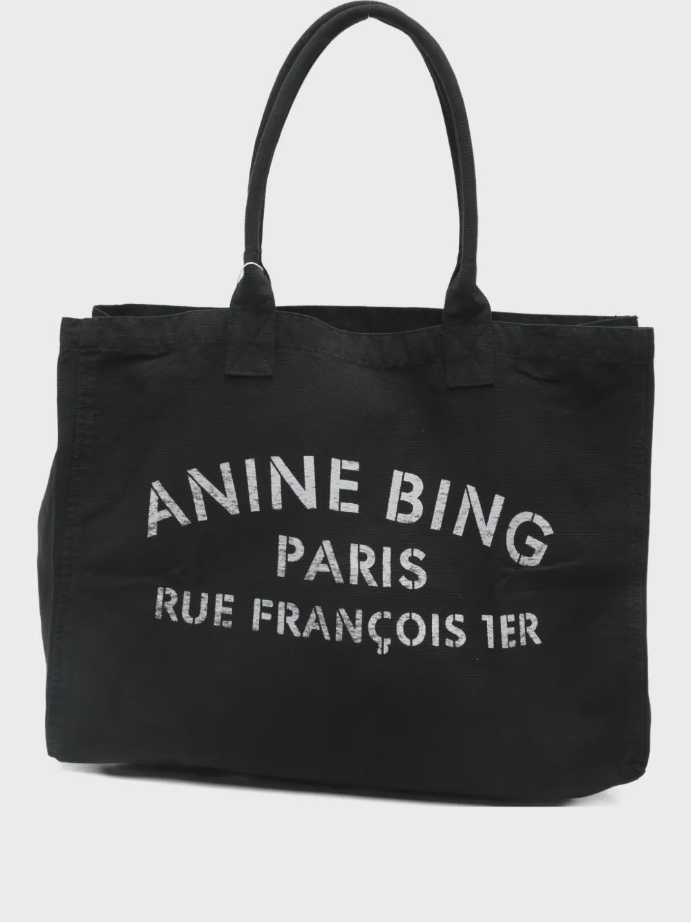 Leo Canvas Tote Black