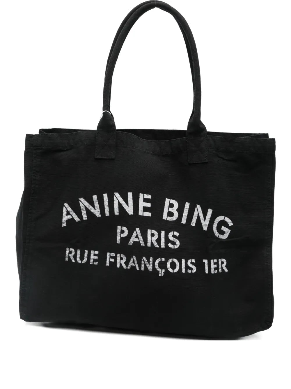Leo Canvas Tote Black