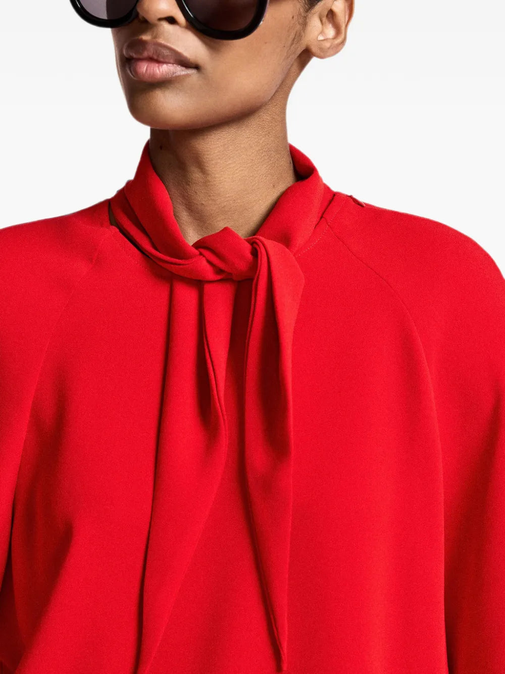 Kassie pussy-bow blouse
