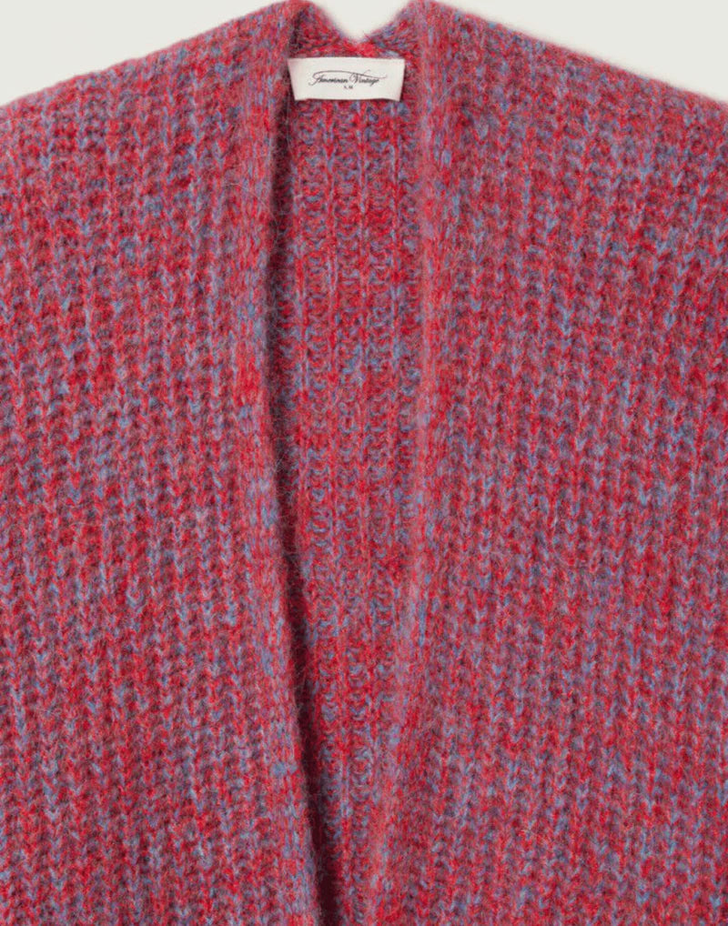 East Cardigan Heathered Chilli