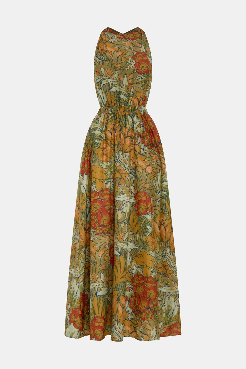 Eliana Cross Back Maxi Dress