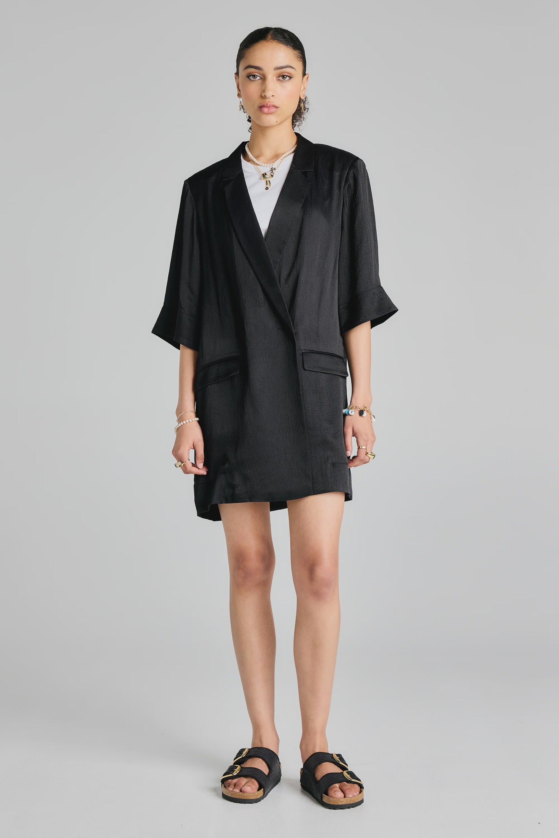 Perfect Day Jacket Dress Black