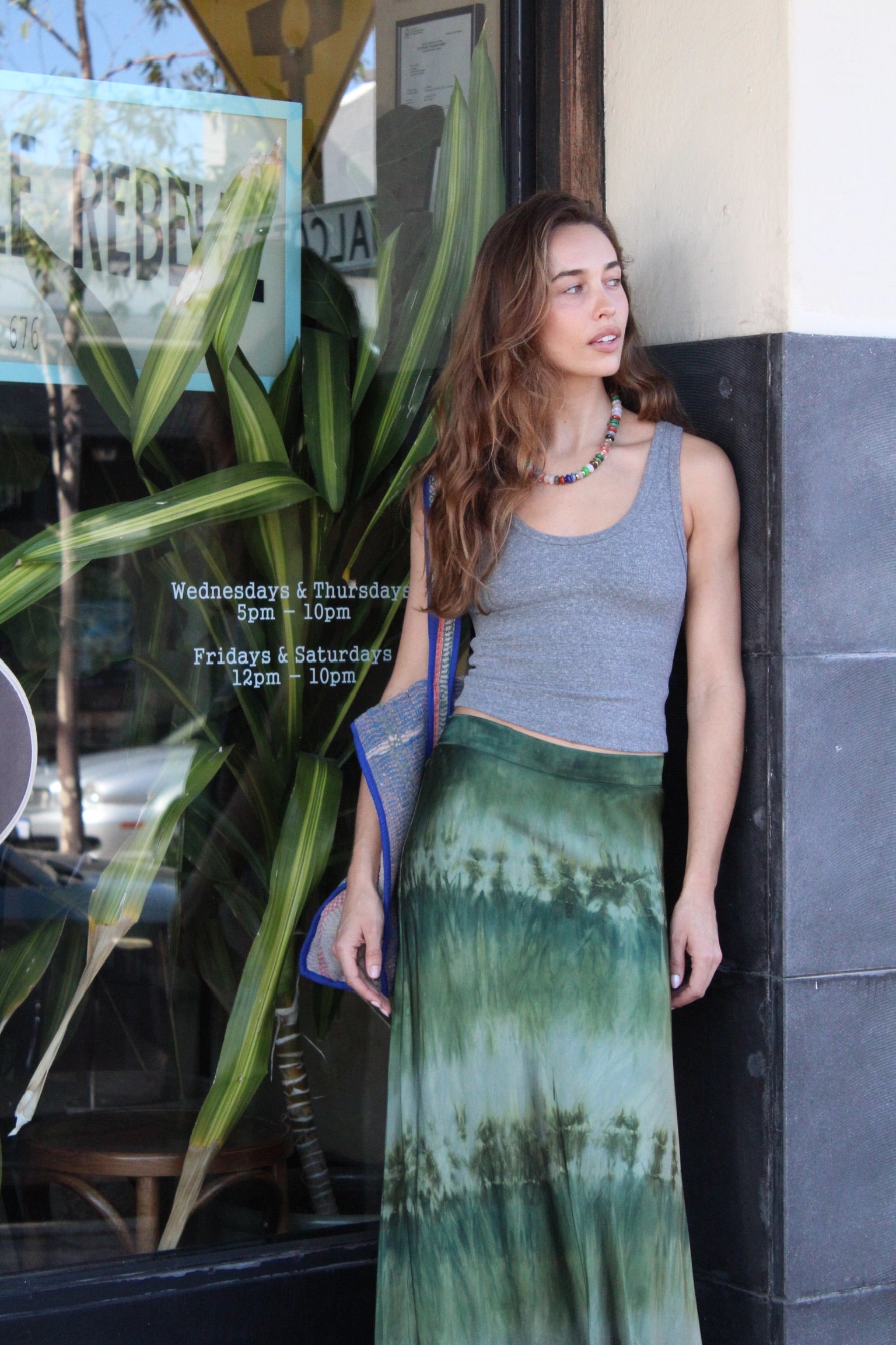 Willie Skirt Green Combo