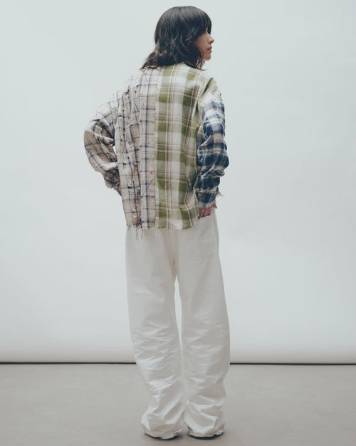 Reworked Artist Flannel Shirt
