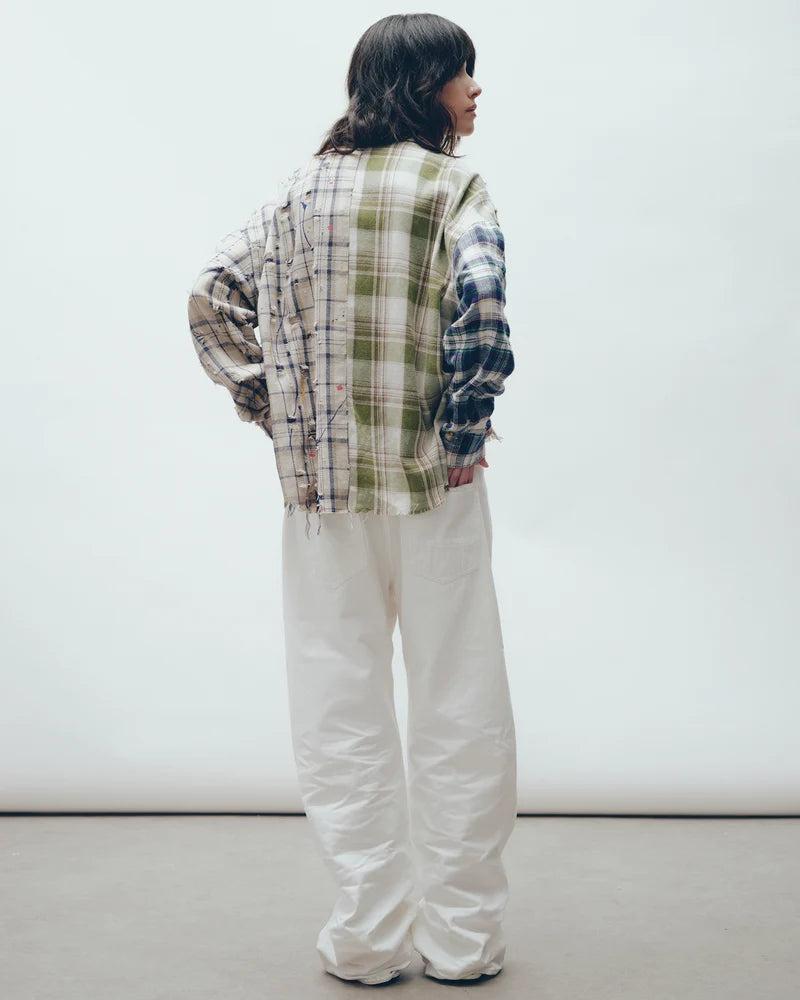 Reworked Artist Flannel Shirt