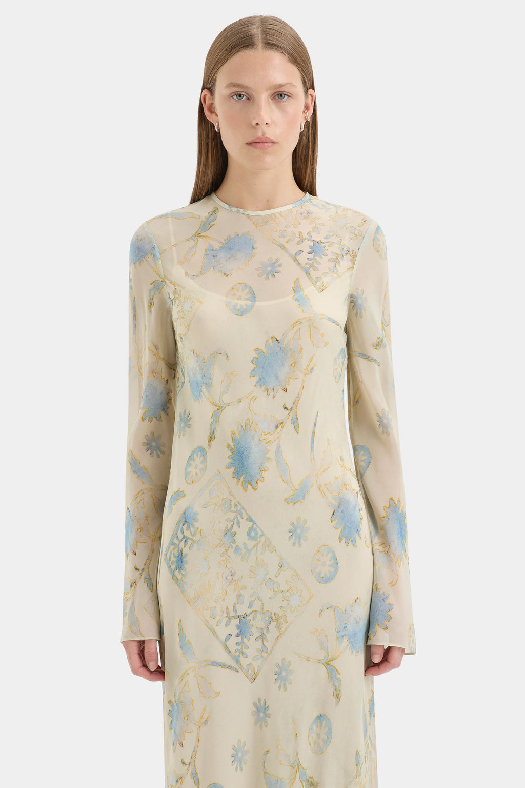 Cecile Long Sleeve Dress Eira Butter