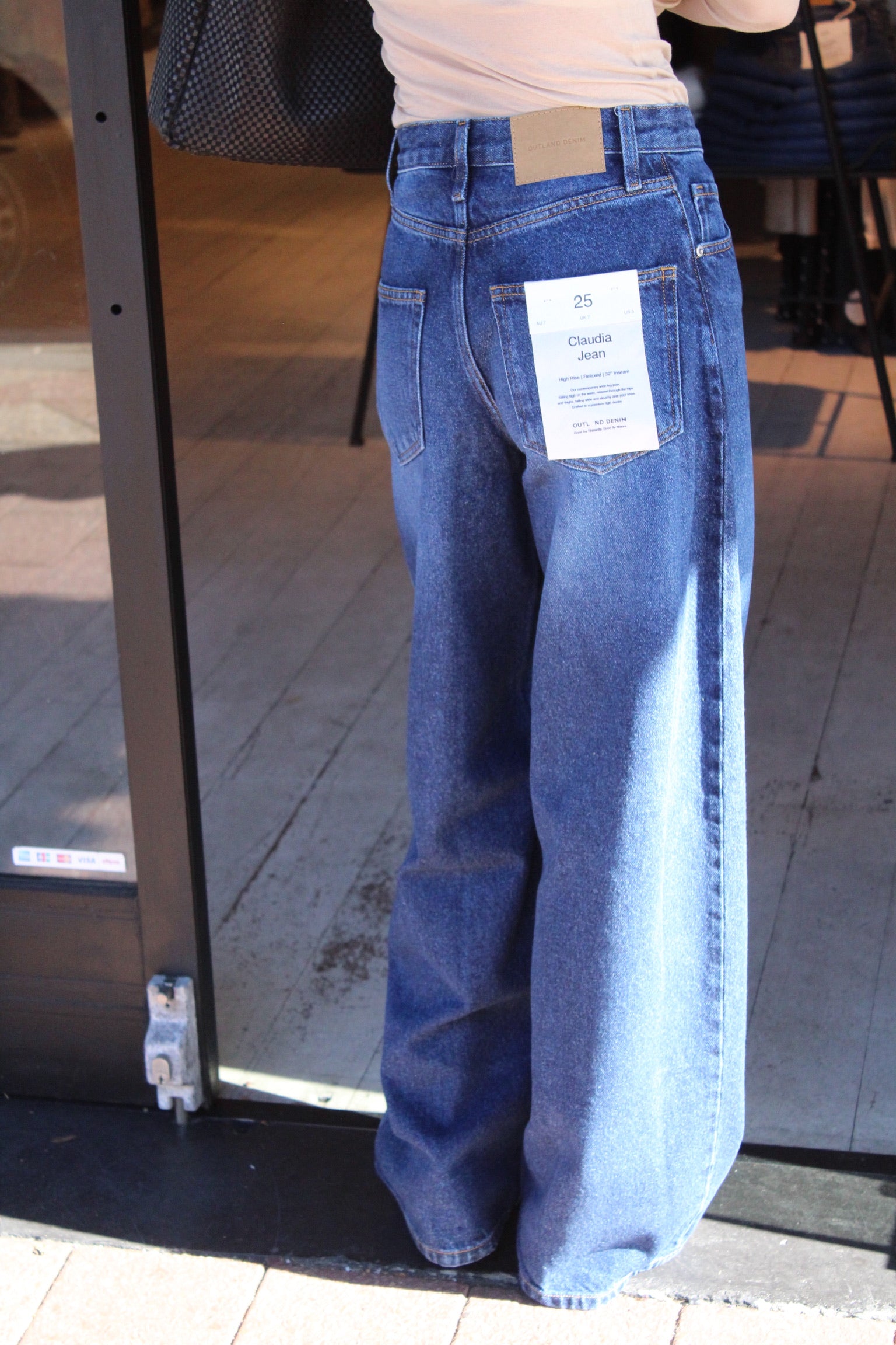 Claudia High Rise Wide Leg Relaxed Jean