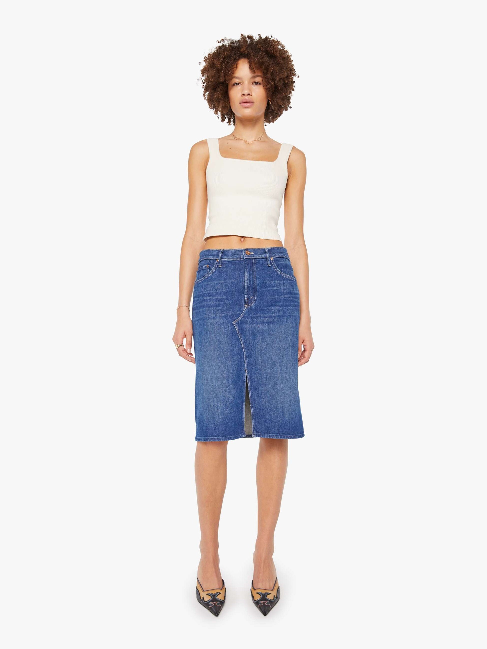 The Ditcher Midi Skirt Do Not Disturb