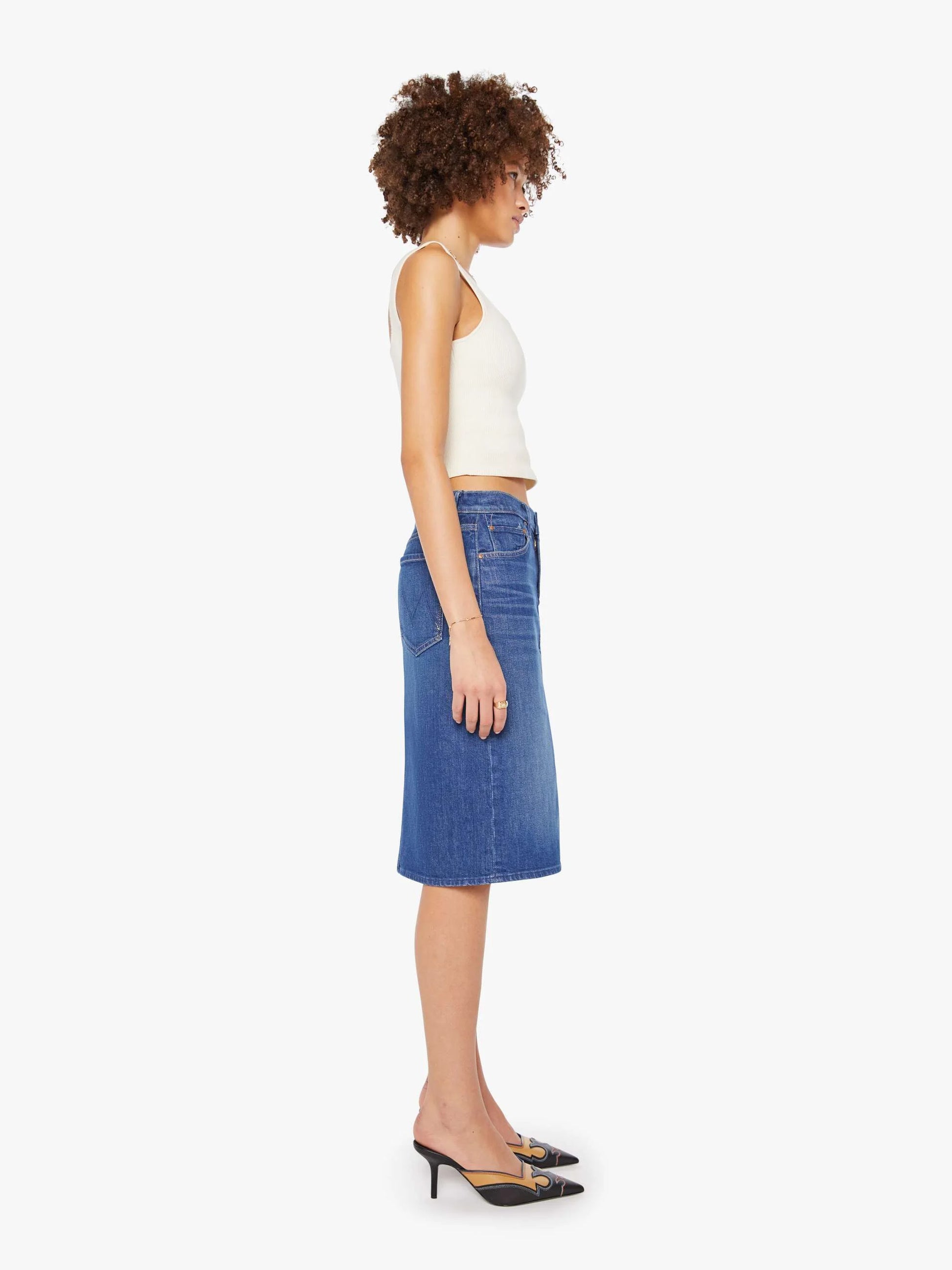 The Ditcher Midi Skirt Do Not Disturb