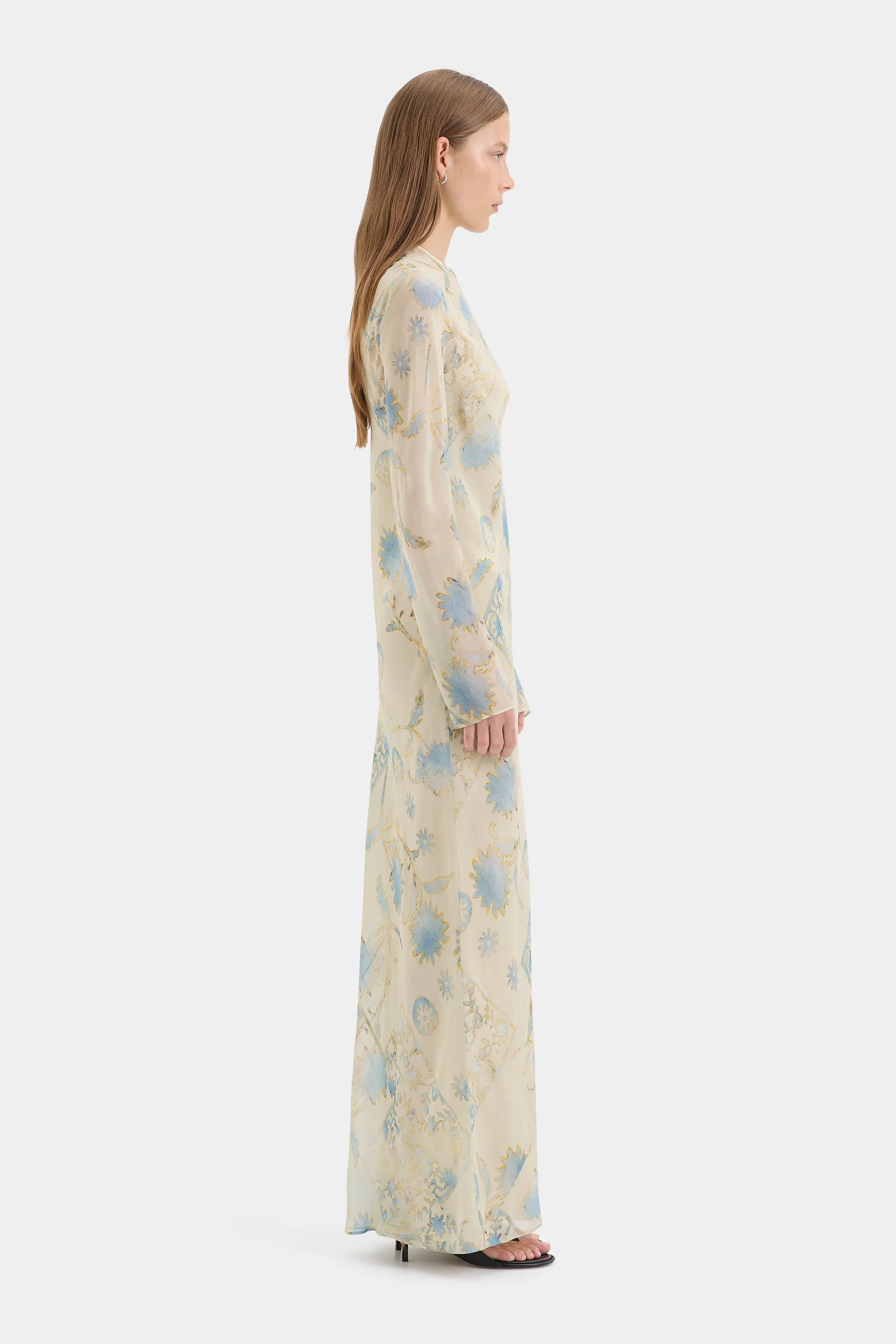 Cecile Long Sleeve Dress Eira Butter