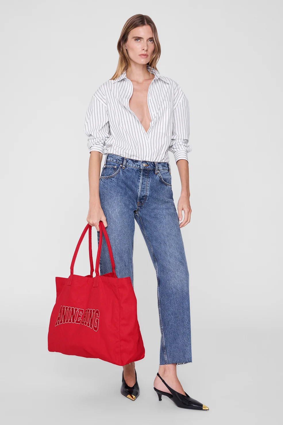 Leo Canvas Tote Tango Red