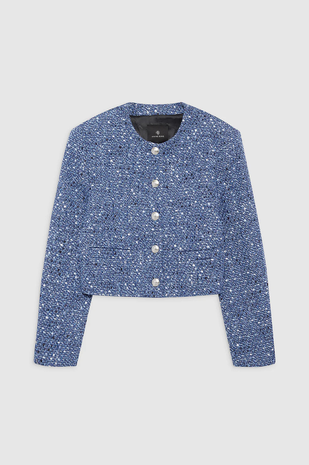 Amber Jacket - Blue Tweed