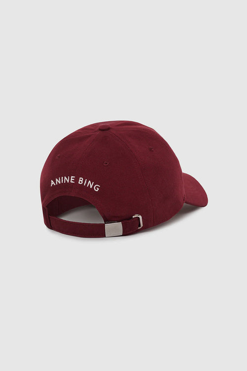 Jeremy Baseball Cap - Cabernet