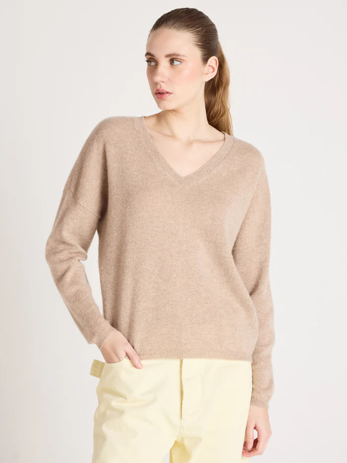 Alicia Cashmere Knit Chestnut