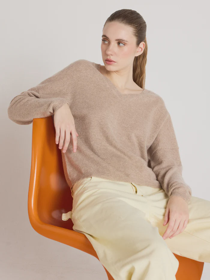 Alicia Cashmere Knit Chestnut