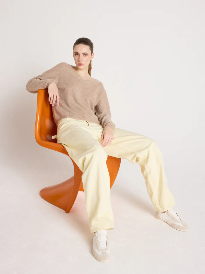 Alicia Cashmere Knit Chestnut